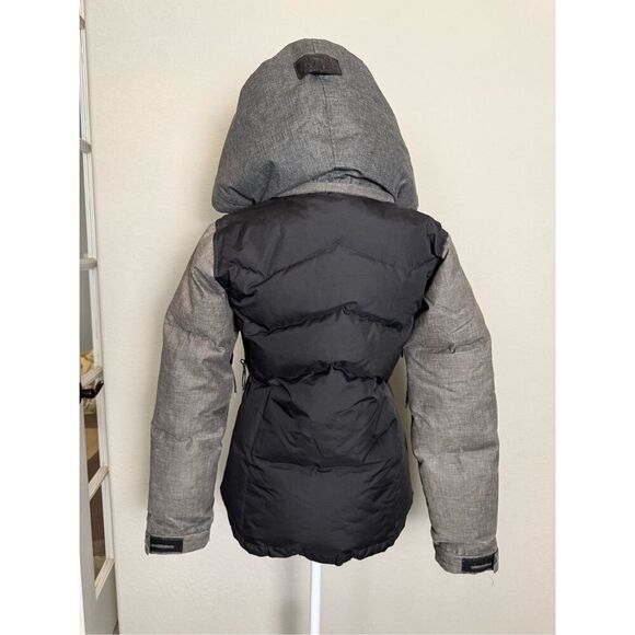 Holden Women’s Down Filled Snowboard Jacket Black Gray Small - Picture 2 of 9